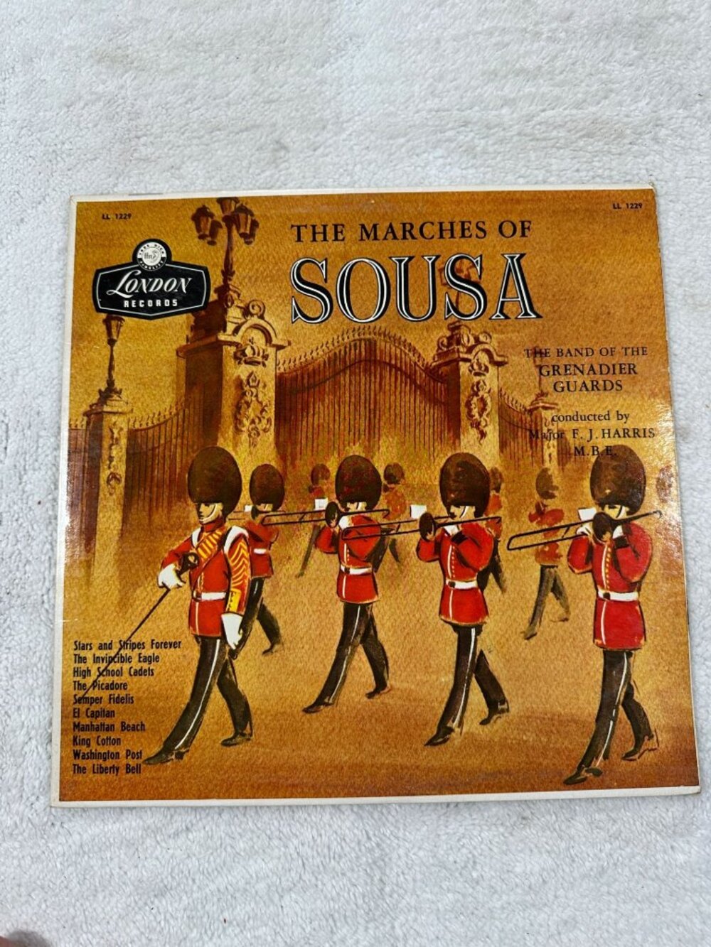 The Marches Of Sousa LP The Band Of The Grenadier Guards London Records 33 Vinyl